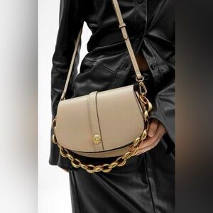 Charles & Keith Tan Crossbody cum Shoulder Bag